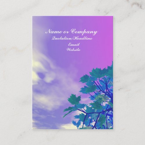 Treetop - Chubby Size Business Cards