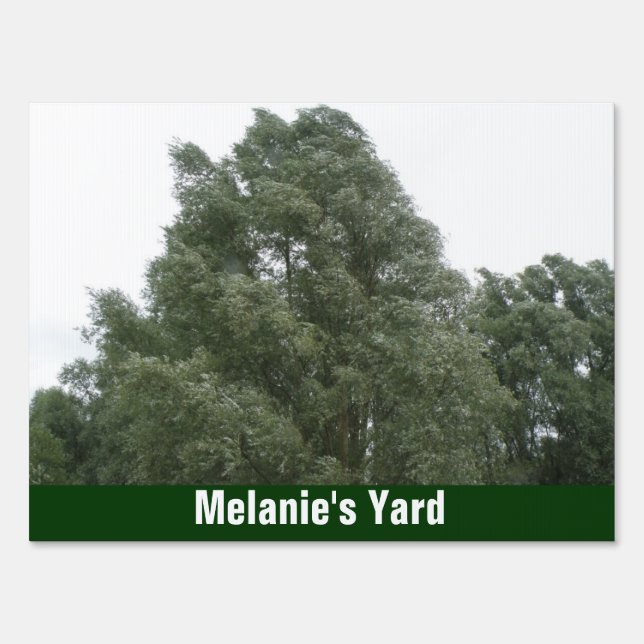 Treetops Custom Yard Sign (Front)
