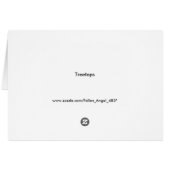 Treetops Greeting Card (Back Horizontal)