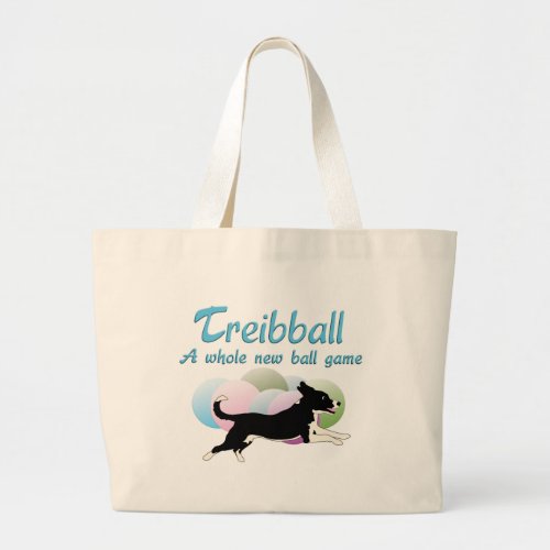 Treibball Large Tote Bag