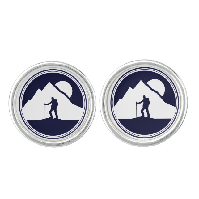 Trekking Cufflinks (Front)