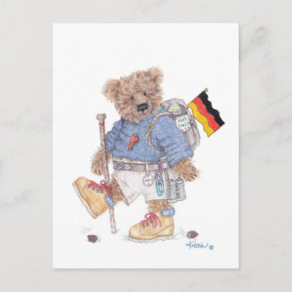 Trekking in Germany postcard