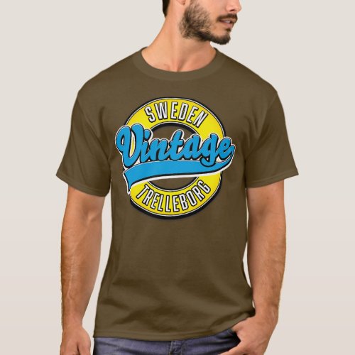 Trelleborg Sweden vintage style T_Shirt