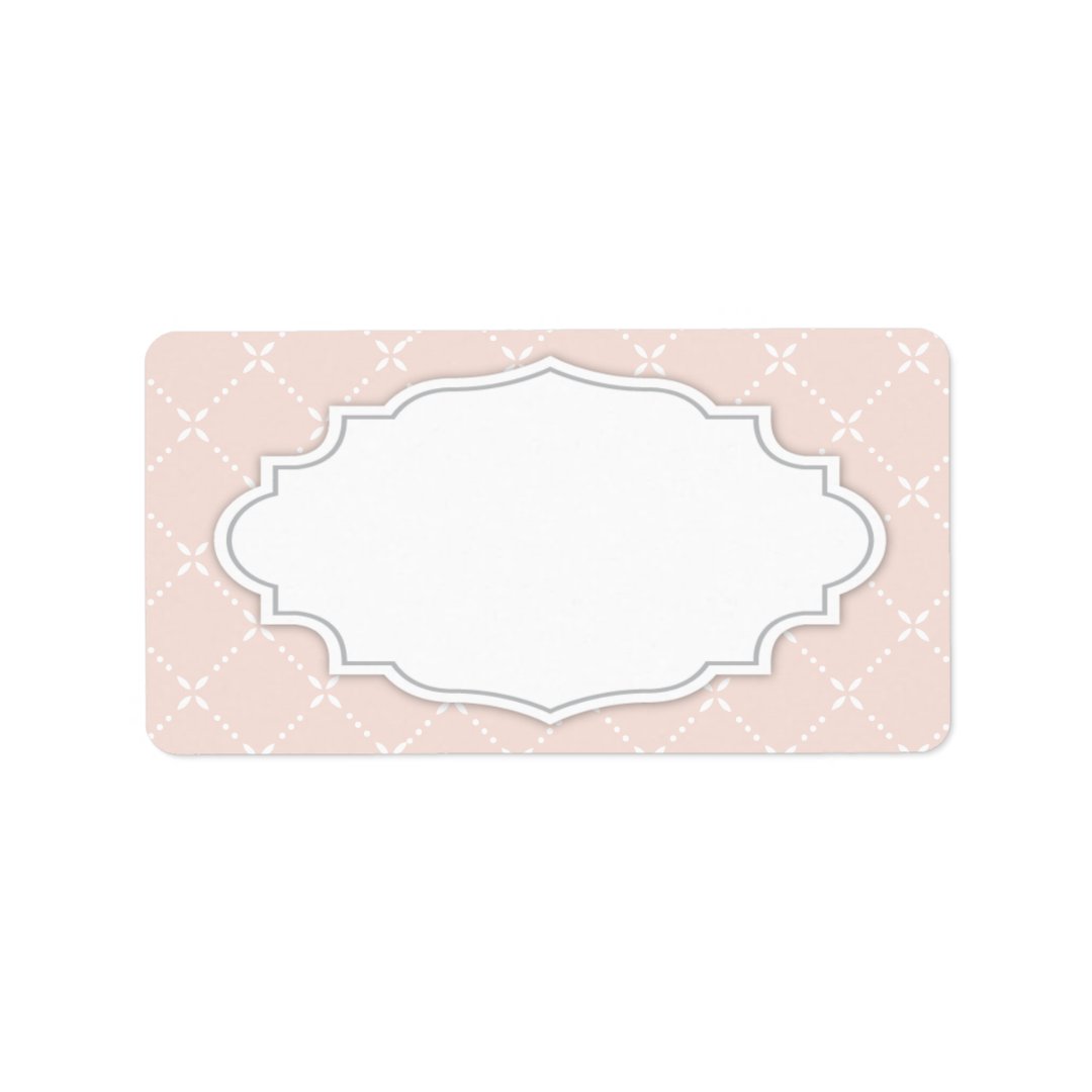 Trellis Address Label Zazzle