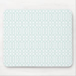 Trellis Pattern Mousepad - Pale Blue at Zazzle