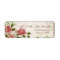 Trellis Rose Vintage Card Mailing Address Label