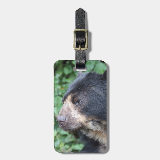 Tremarctos ornatus luggage tag (Front Vertical)