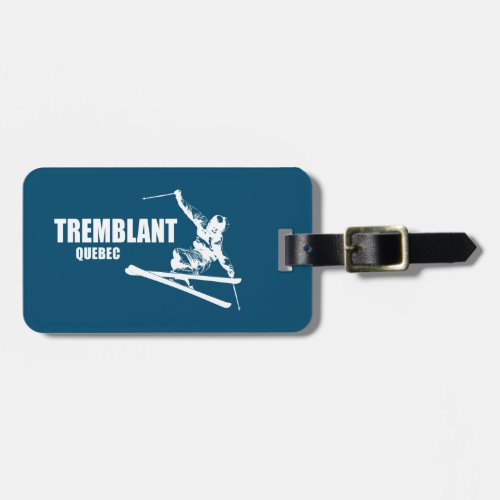 Tremblant Quebec Skier Luggage Tag