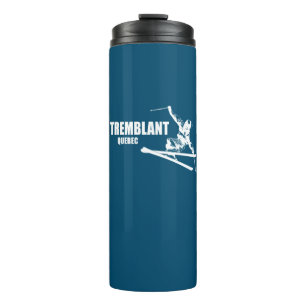 Tremblant Quebec Skier Thermal Tumbler