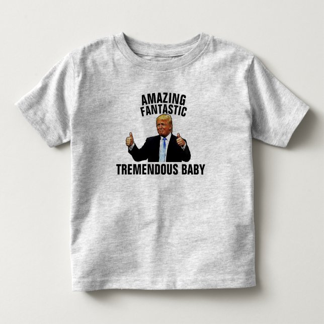 TREMENDOUS BABY TRUMP T-SHIRTS JERSEY CHRISTMAS (Front)