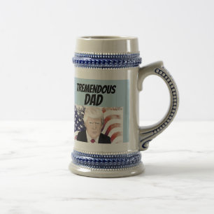 TREMENDOUS DAD DONALD TRUMP BEER STEIN