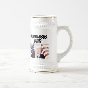 TREMENDOUS DAD DONALD TRUMP BEER STEIN