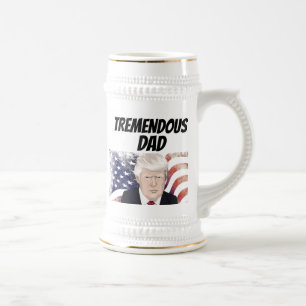 TREMENDOUS DAD DONALD TRUMP BEER STEIN