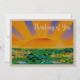 TREMENDOUS TRANQUILITY 5x7 flat card