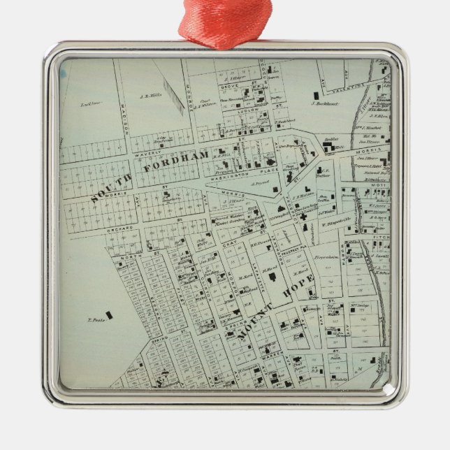 Tremont, W Farms Metal Ornament (Front)
