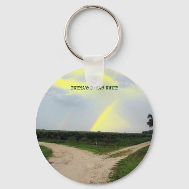TRENA'S DIVAS RULE! KEYCHAIN (Front)