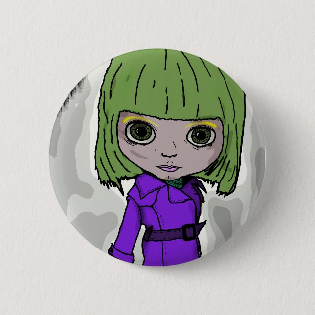 Trench Coat Blythe Button (Front)