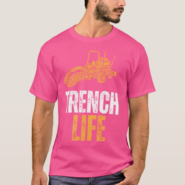 Trencher Operator Shirt Construction Excavation Tr (Front)