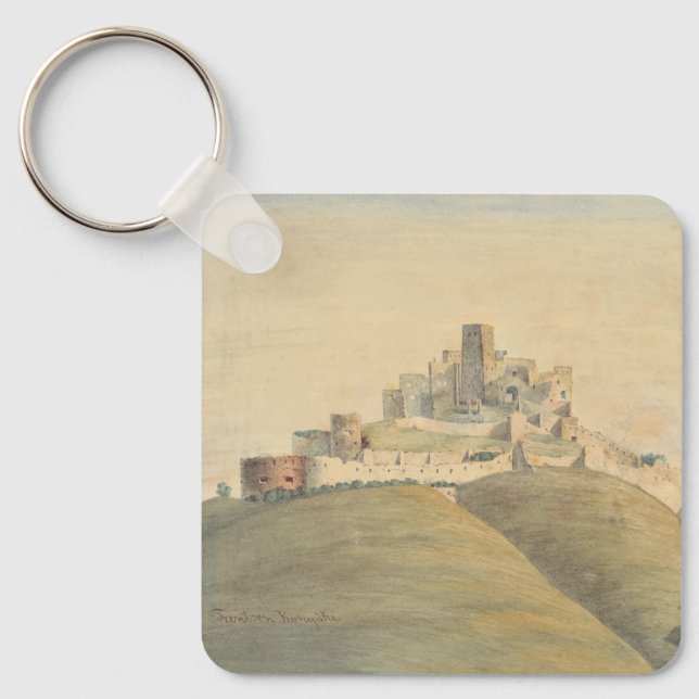 Trencin Castle in western Slovakia Keychain (Front)