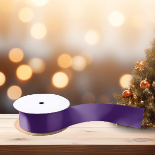 Trend Color Bluish Purple Satin Ribbon