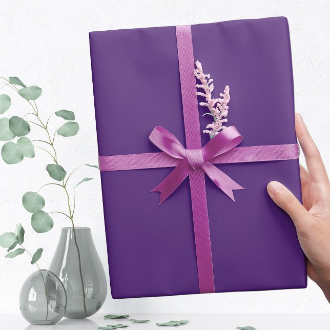 Trend Color Bluish Purple Wrapping Paper (Creator Uploaded)