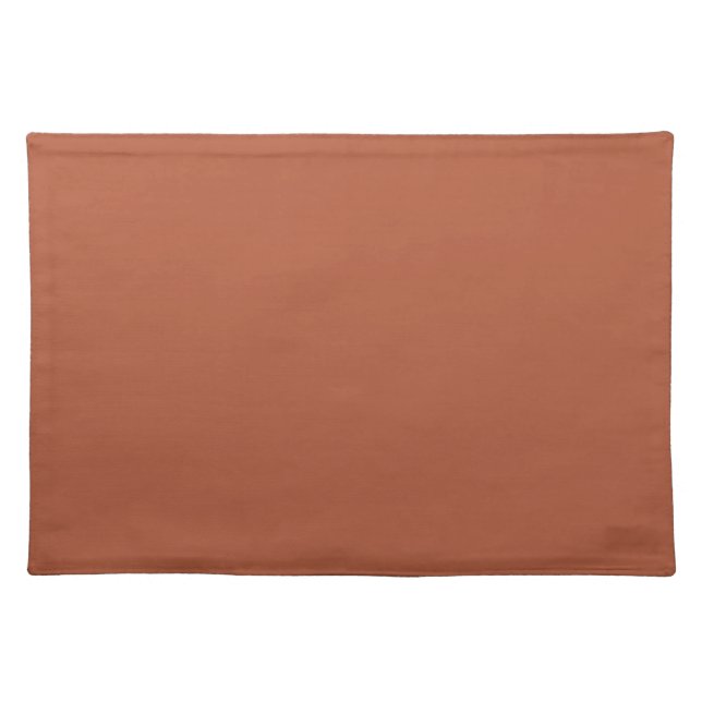 Trend Color - Burnt Copper Cloth Placemat (Front)