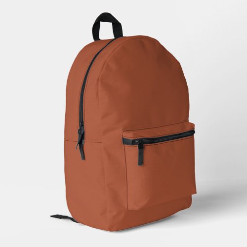 Trend Color _ Burnt Copper Printed Backpack