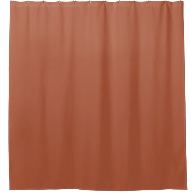 Trend Color - Burnt Copper Shower Curtain (Front)