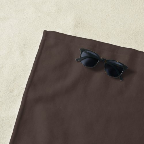 Trend Color _ Coffee Brown Beach Towel