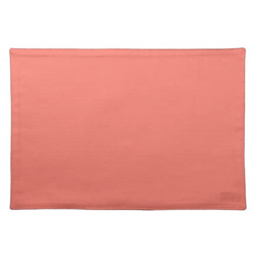 Trend Color _ Coral Sunset Cloth Placemat