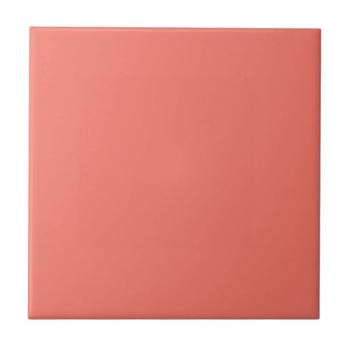 Trend Color _Coral Sunset Decorative Ceramic Tile