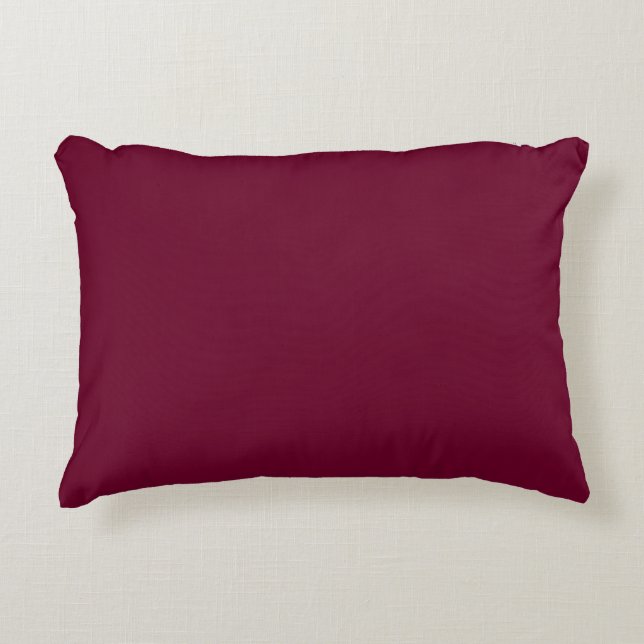 Trend Color - Dark Burgundy Accent Pillow (Front)