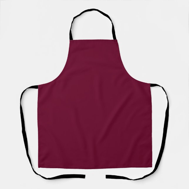 Trend Color - Dark Burgundy Apron (Front)
