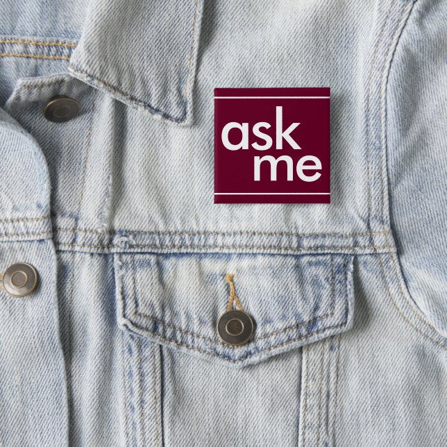 Trend Color Dark Burgundy - Ask Me Button (In Situ)