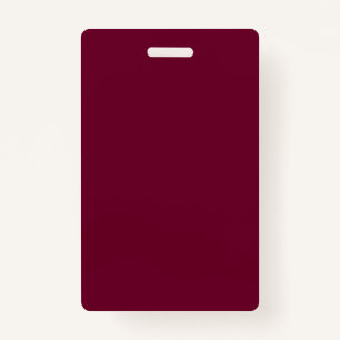 Trend Color - Dark Burgundy - Badge