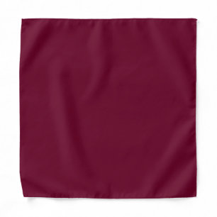 Trend Color Dark Burgundy Bandana