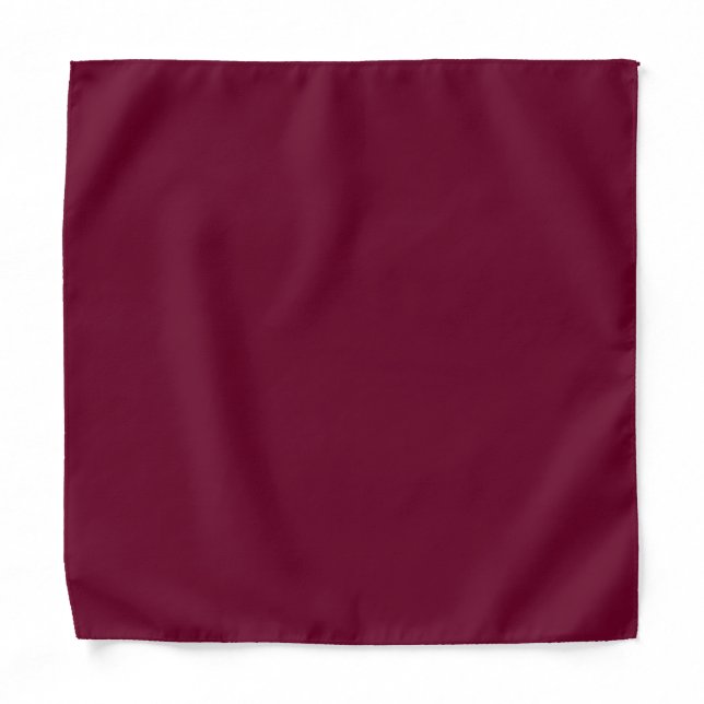 Trend Color Dark Burgundy Bandana (Front)