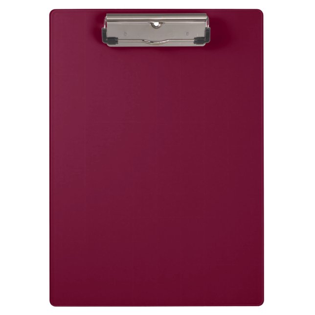 Trend Color - Dark Burgundy Clipboard (Front)