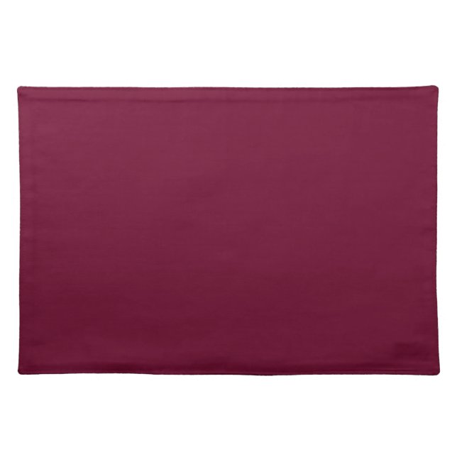 Trend Color Dark Burgundy Cloth Placemat (Front)