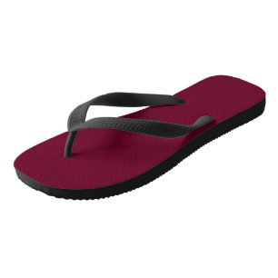 Trend Color Dark Burgundy Flip Flops