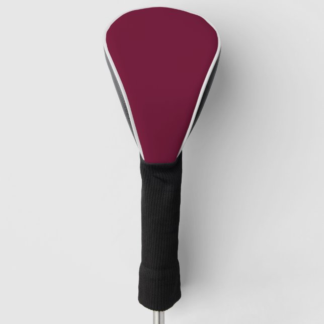 Trend Color Dark Burgundy  Golf Head Cover (Front)