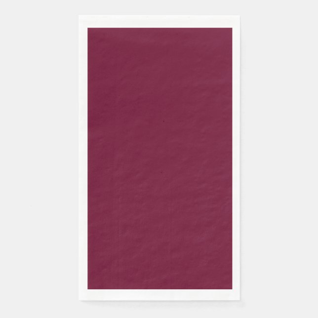 Trend Color - Dark Burgundy Guest Towels (Front)