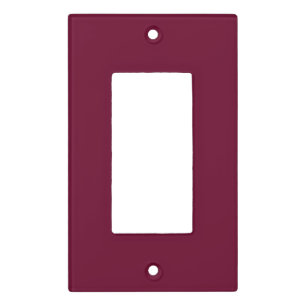 Trend Color Dark Burgundy Light Switch Cover