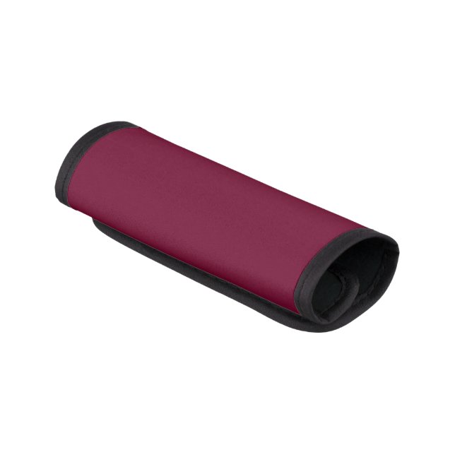 Trend Color Dark Burgundy Luggage Handle Wrap (Angled)
