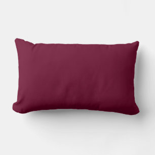 Trend Color - Dark Burgundy Lumbar Pillow