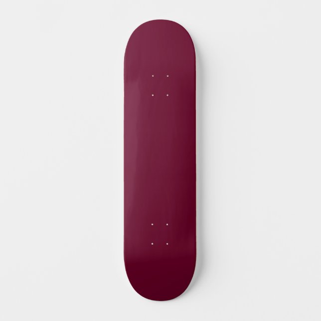 Trend Color Dark Burgundy Skateboard (Front)