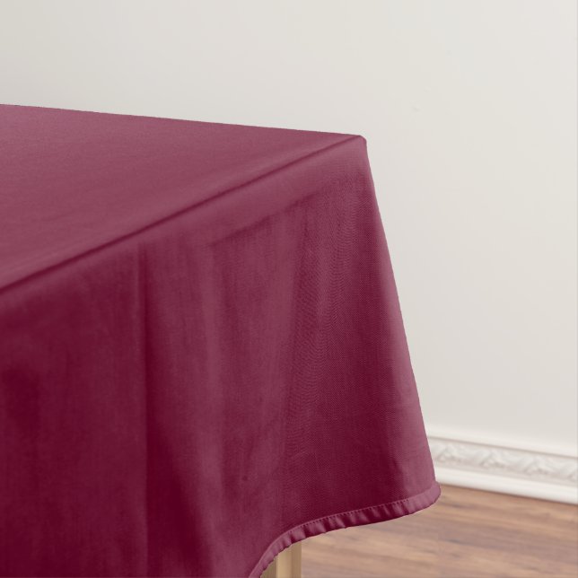 Trend Color Dark Burgundy  Tablecloth (In Situ)