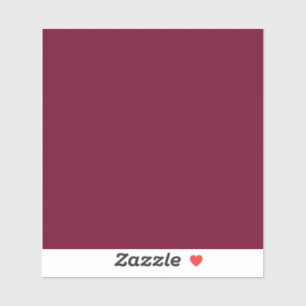 Trend Color Dark Burgundy Vinyl Sticker