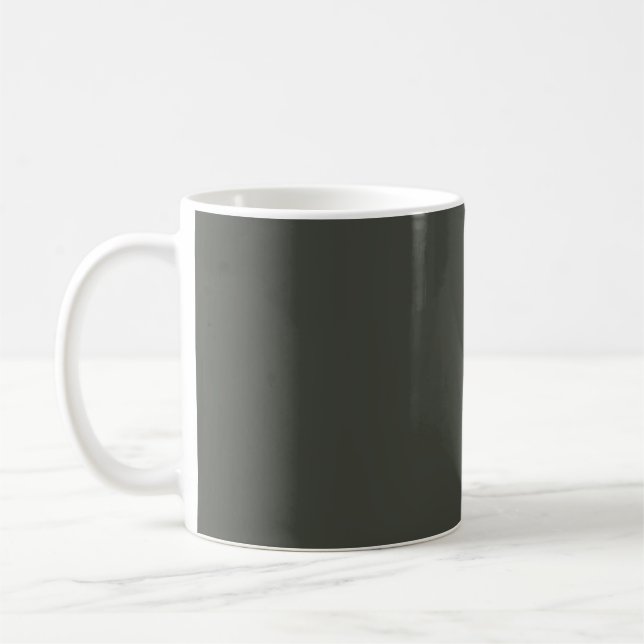 Trend Color - Dark Forest Gray Mug (Left)