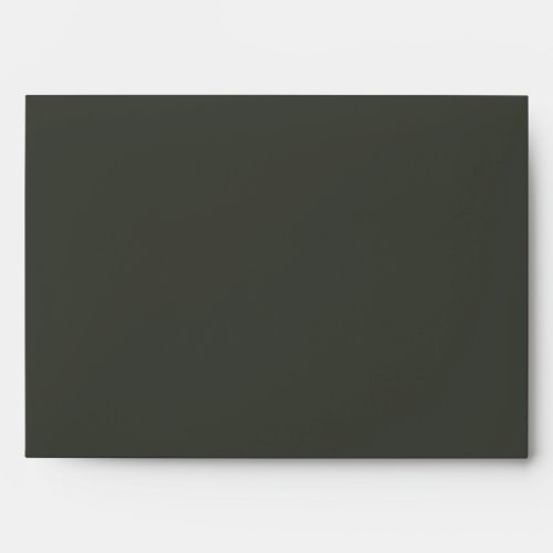 Trend Color _ Dark Forest Gray _ Solid Envelope